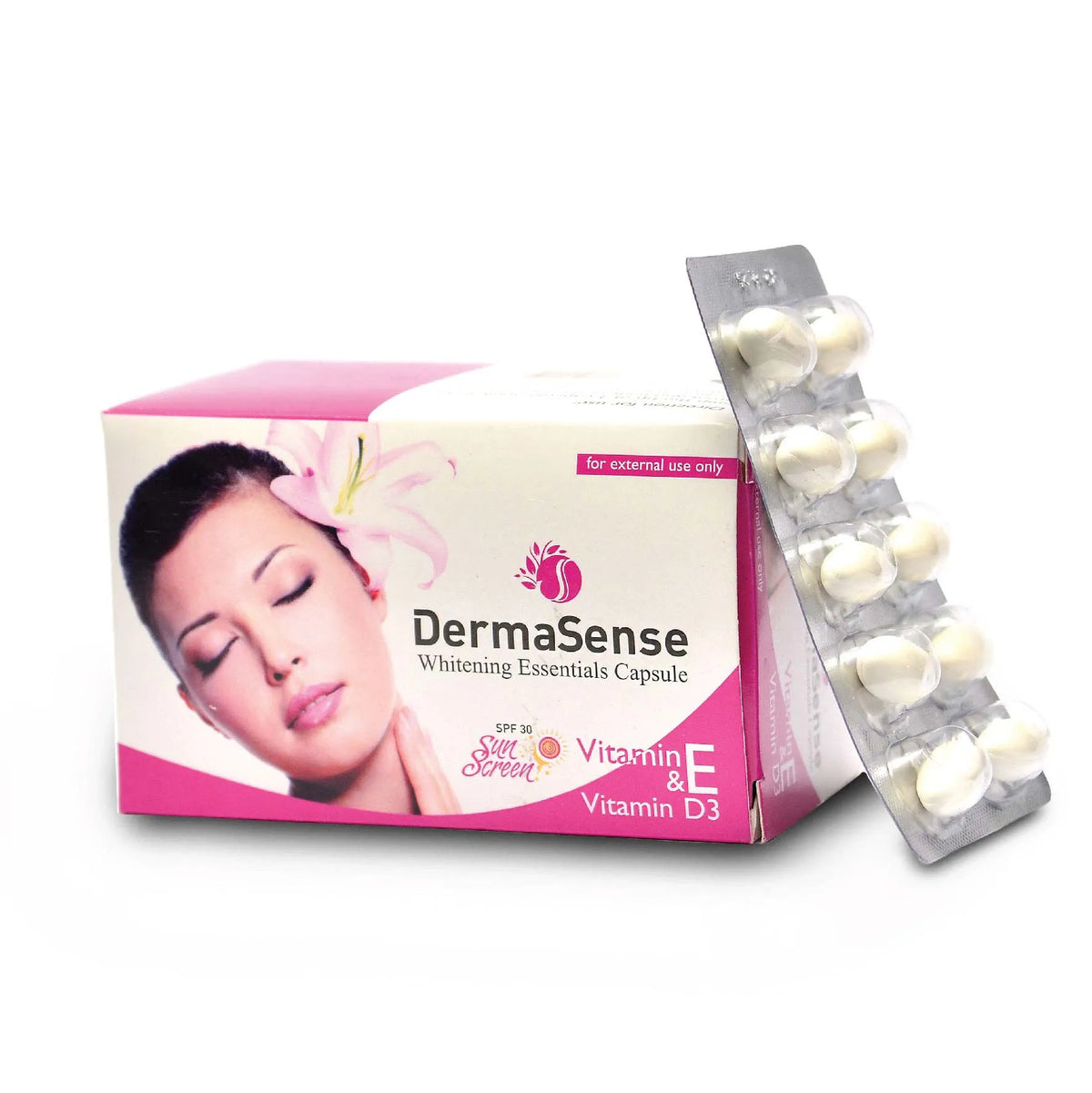 DermaSense Whitening Essential Capsule 10 × 6 Card DS-046 DermaSense