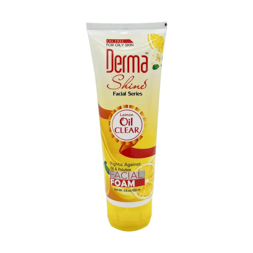 Derma Shine Face Wash & Facial Foam - 100ml Each Derma Shine