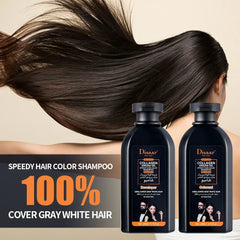 Disaar Collagen Argan Oil Hair Color Shampoo - (8 minutes, 200 ml + Disaar