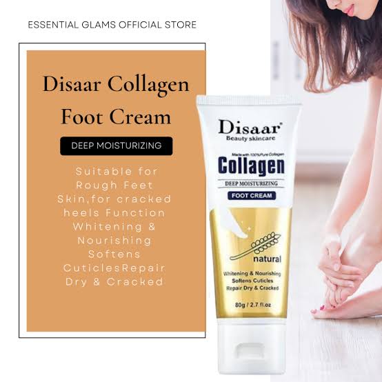 Disaar Collagen Whitening & Nourishing Foot Cream - 80g Disaar