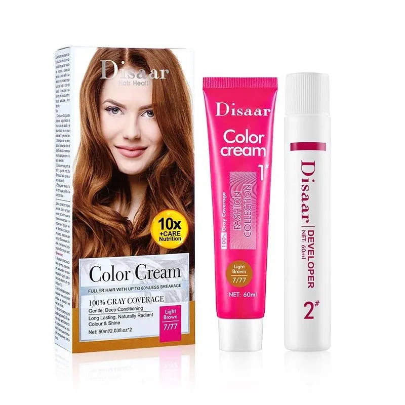 Disaar Hair Color 7/77 Light Brown Disaar