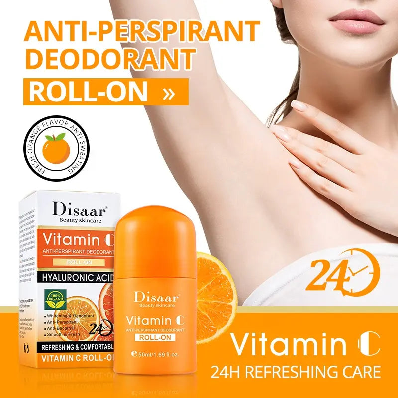 Disaar Whitening Anti-Perspirant Vitamin C Deodorant Roll‑On - 50ml Disaar