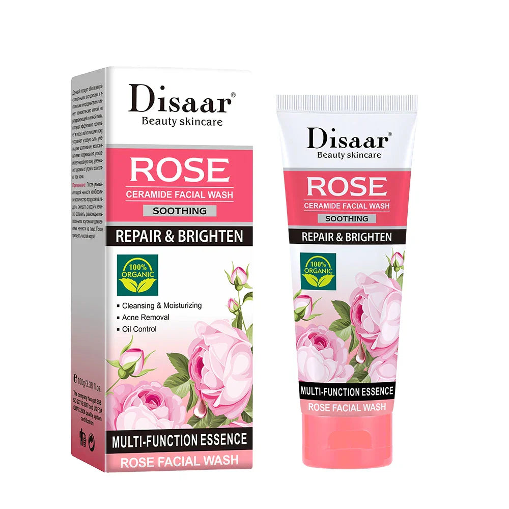Disaar Rose Ceramide Facial Wash – 100g DISAAR