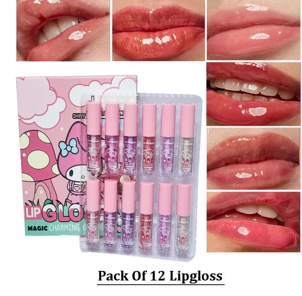 Shiny Douccc 12 Pcs Magic Lip Gloss Shiny Douccc