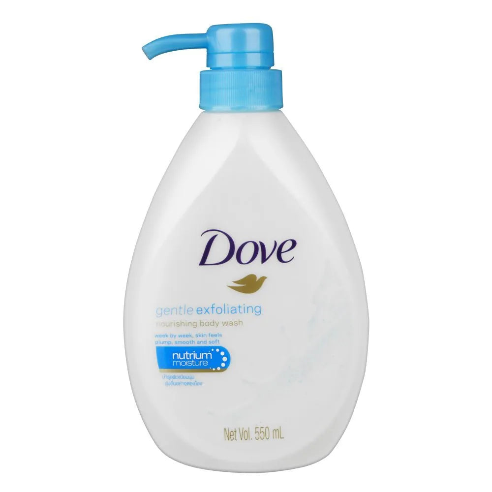 Dove Gentle Exfoliating Nourishing Body Wash Pump – 550ml Dove