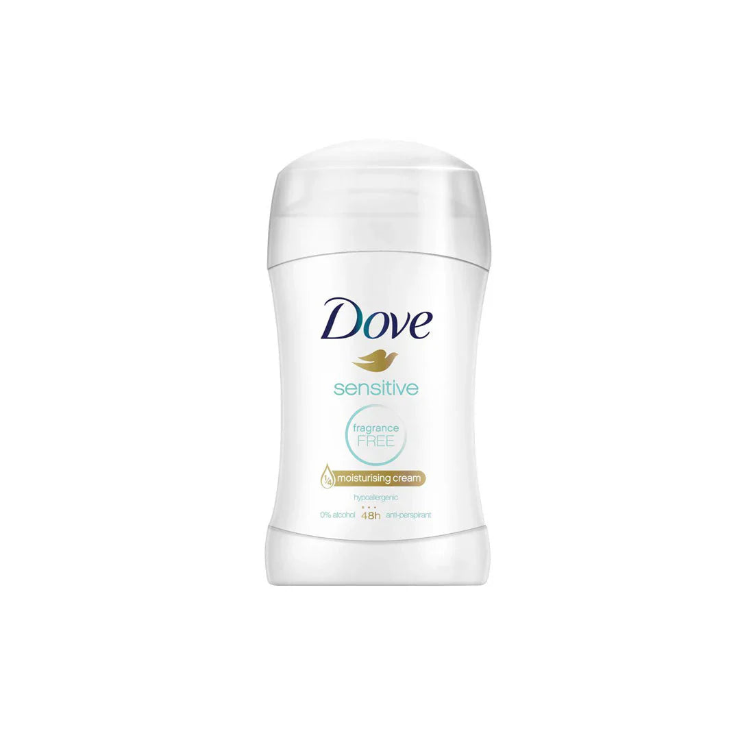 Dove Sensitive Fragrance Free Deo Stick 40g Dove