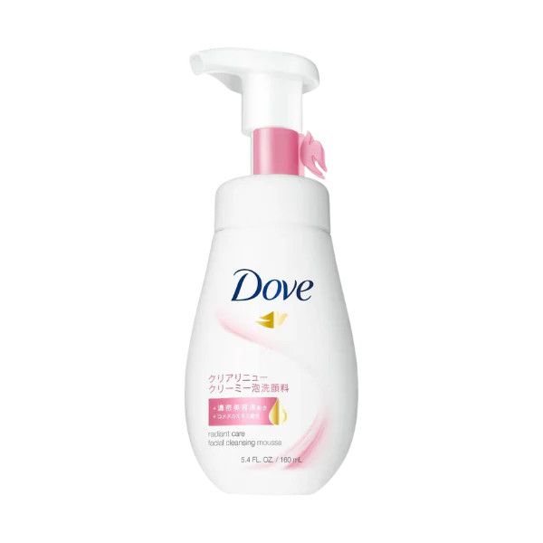 Dove Radiant Care Facial Cleansing Mousse 160ml Dove