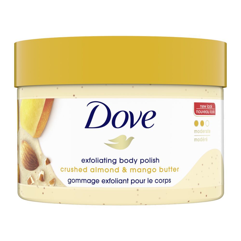 Dove Crushed Almond & Mango Butter Exfoliating Body Polish - 298gm Dove