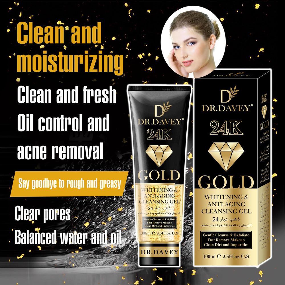 Dr.Davey 24K Gold Cleansing Gel - 100ml Dr. Davey