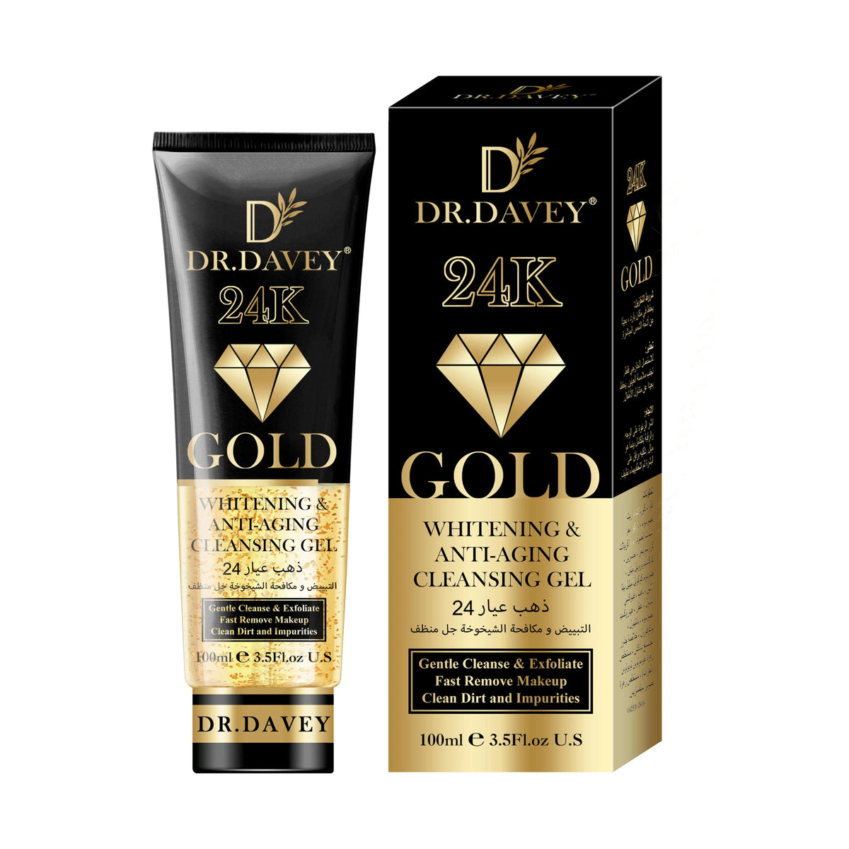 Dr.Davey 24K Gold Cleansing Gel - 100ml Dr. Davey