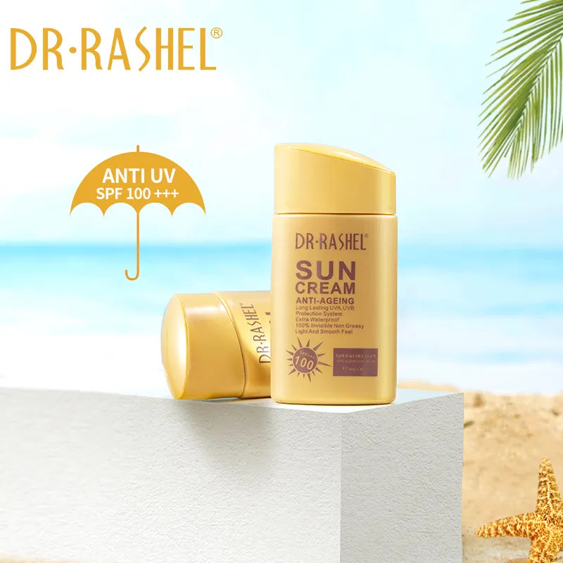 Dr.Rashel Anti Aging SPF+++ 100 Sun Cream - 80g DR.Rashel