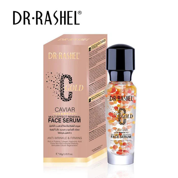 Dr. Rashel C Gold Caviar Mult-Effect Renewal Face Serum - 30g DR.Rashel
