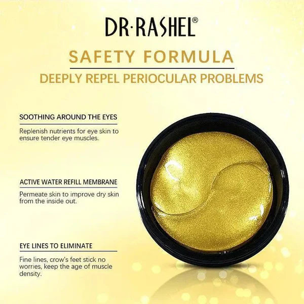 Dr.Rashel Hydrogel 24K Gold Eye Mask - 60pcs DR.Rashel
