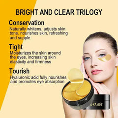 Dr.Rashel Hydrogel 24K Gold Eye Mask - 60pcs DR.Rashel