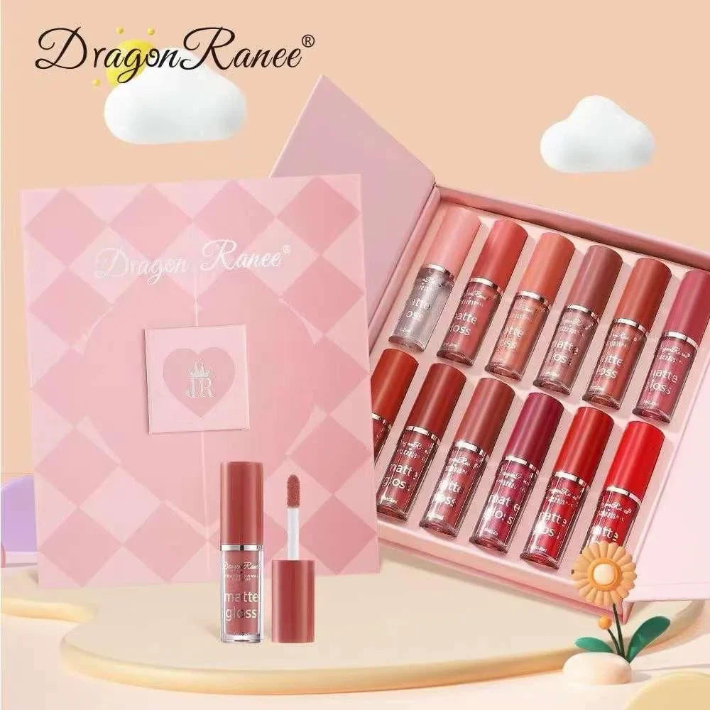 Dragon Ranee 12 Colors Matte Lip Glosses Dragon Ranee