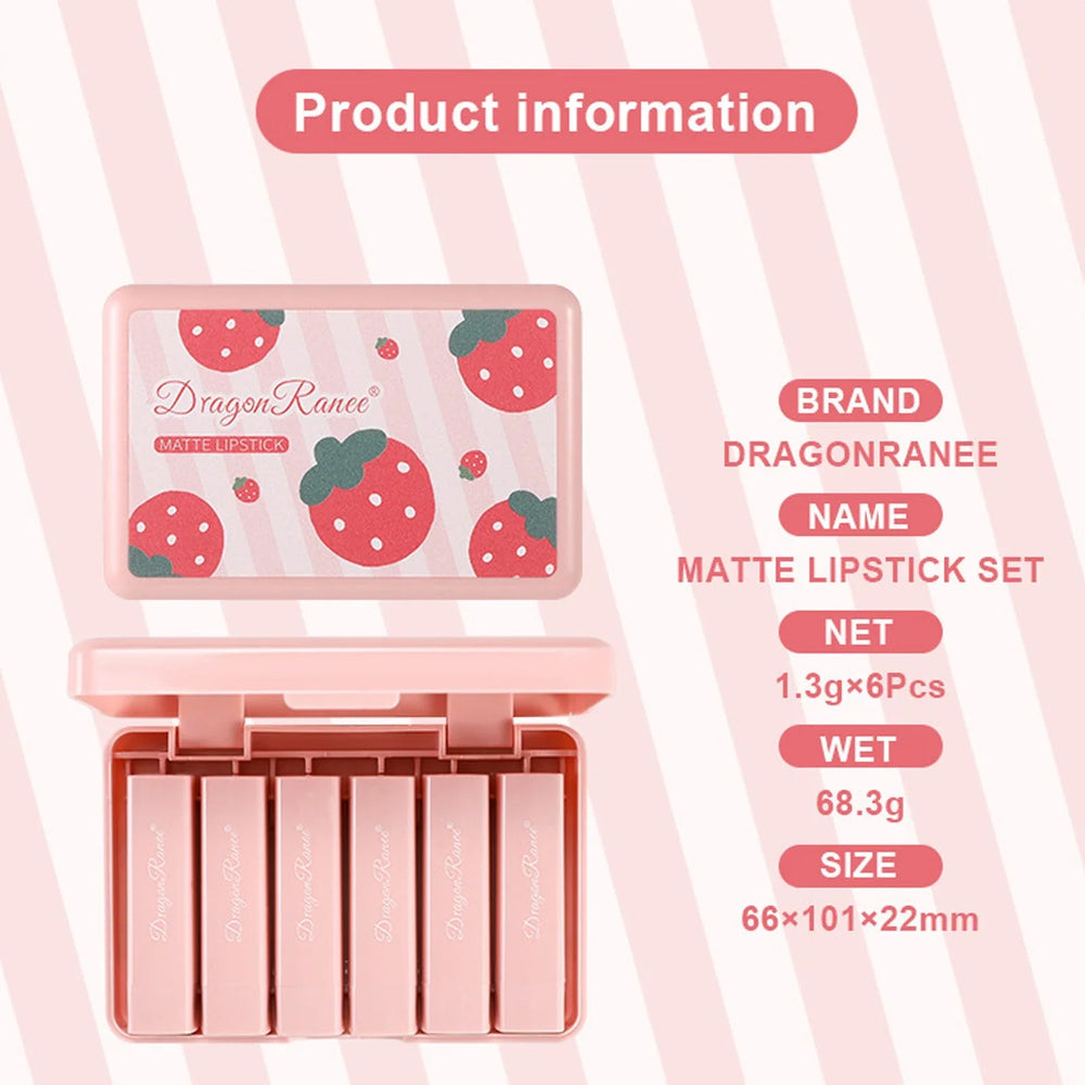 Dragon Ranee Colourme Mini Lipstick Set Strawberry Dragon Ranee