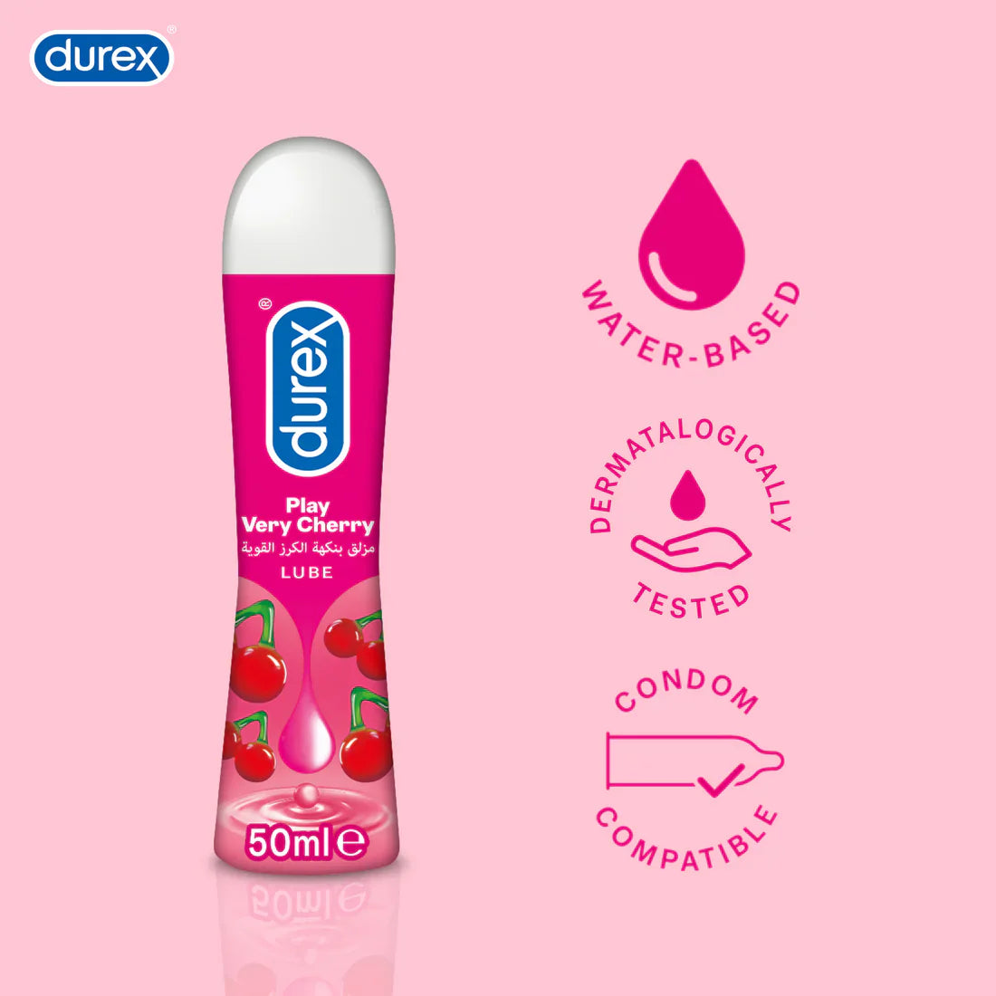 Durex Play Very Cherry Lubricant 50Ml Durex