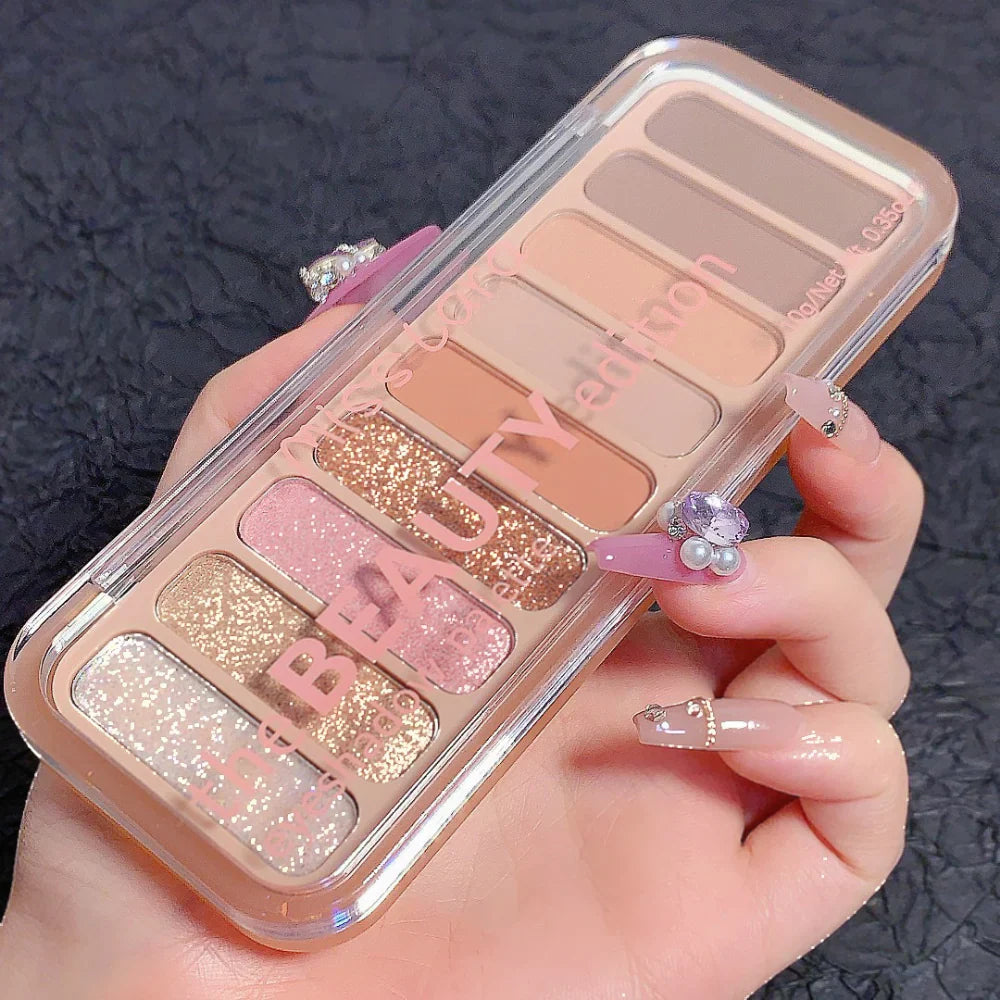 Miss Lara 9-color Blush Highlighter Eyeshadow Palette Miss Lara