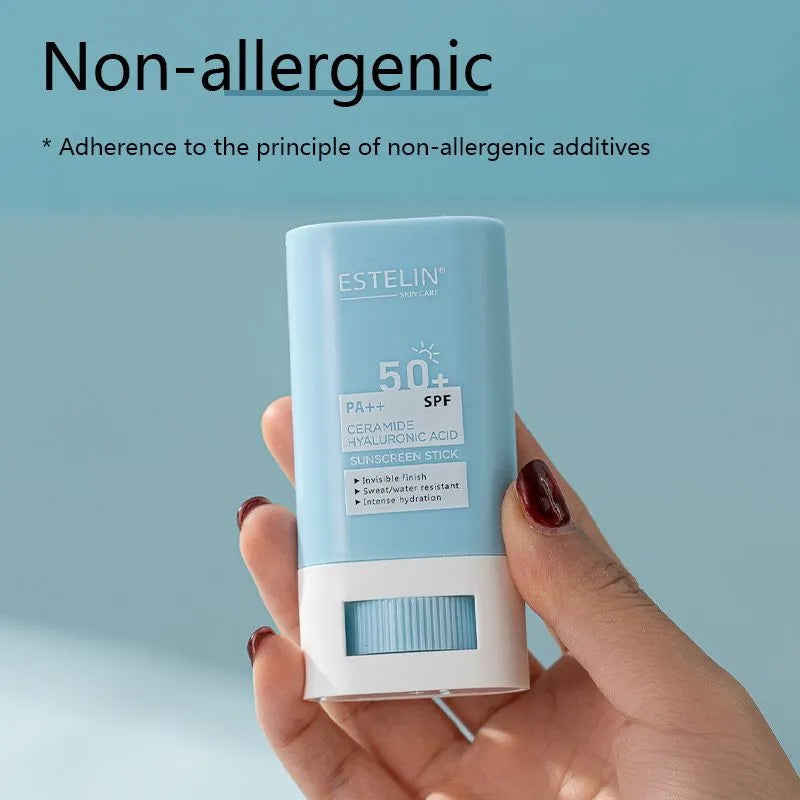 ESTELIN Hyaluronic Acid & Ceramide 50SPF Sunscreen Stick - 20g Estelin