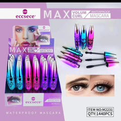 Eccsece Max Volum Curl Waterproof Mascara Eccsece