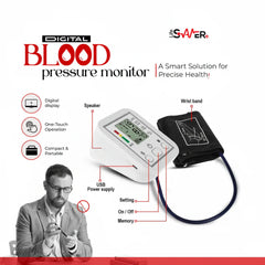 Digital Electronic Blood Pressure Monitor Cosmia.pk