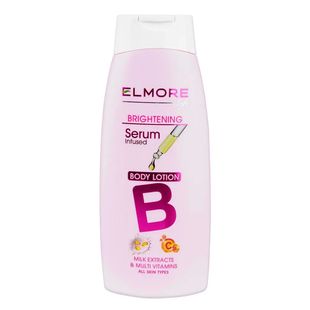 Elmore Soft Skin Whitening Natural Moisturizing Body Lotion, All Skin Elmore