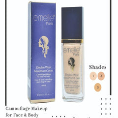 Emelie Paris Double Wear Maximum Cover Waterproof Foundation - 40ml Emelie