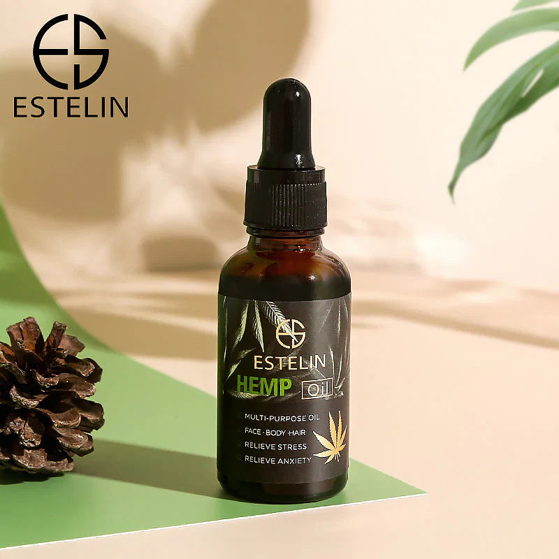 Estelin Multi purpose Face Body & Hair Hemp Oil - 30ml Estelin
