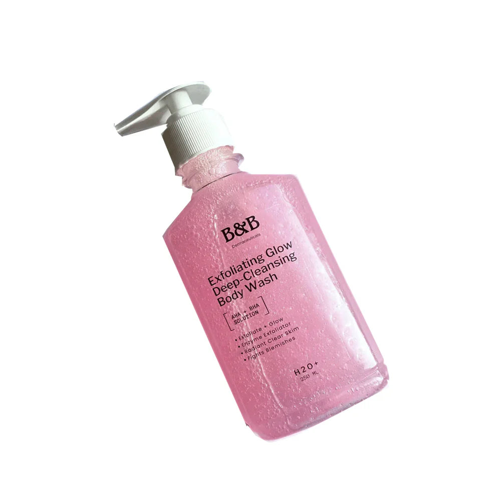 B&B Exfoliating Glow Deep-Cleansing Body Wash (AHA + BHA SOLUTION) B&B
