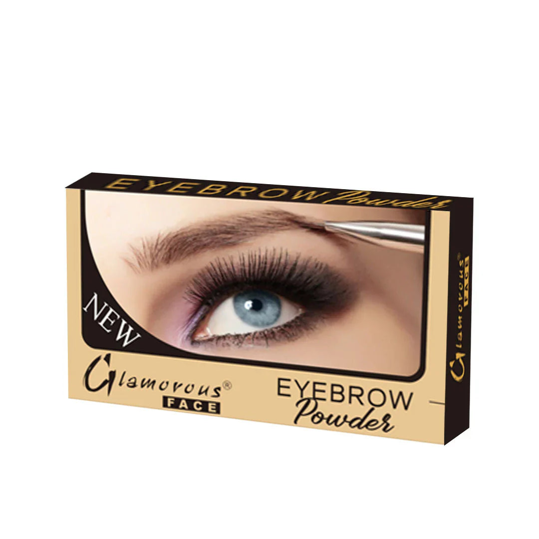 Glamorous Face 3 Color Eyebrow Powder Kit – Perfectly Defined Brows Glamorous Face