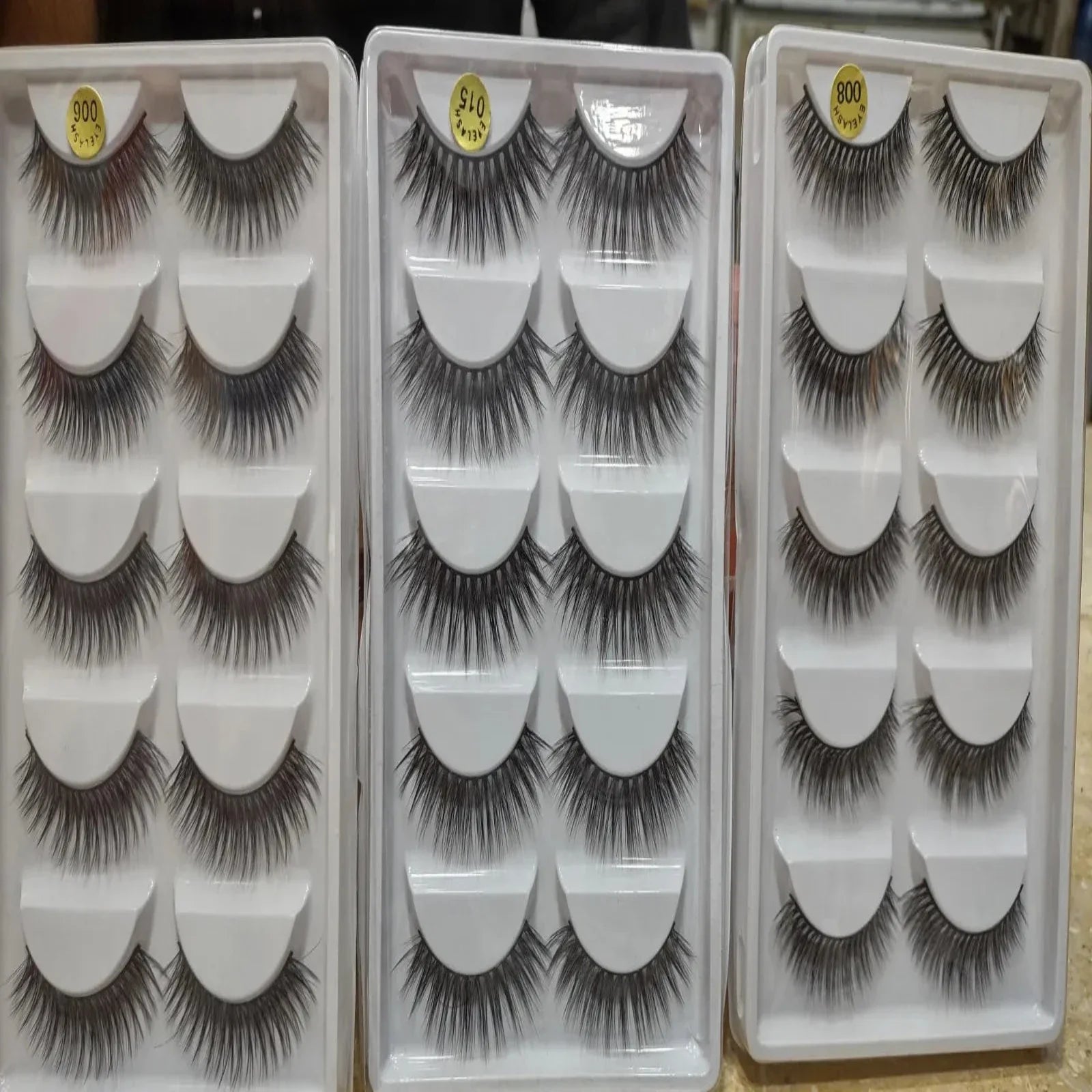 Eyelashes 5 in 1 Mink lash Each Cosmia.pk