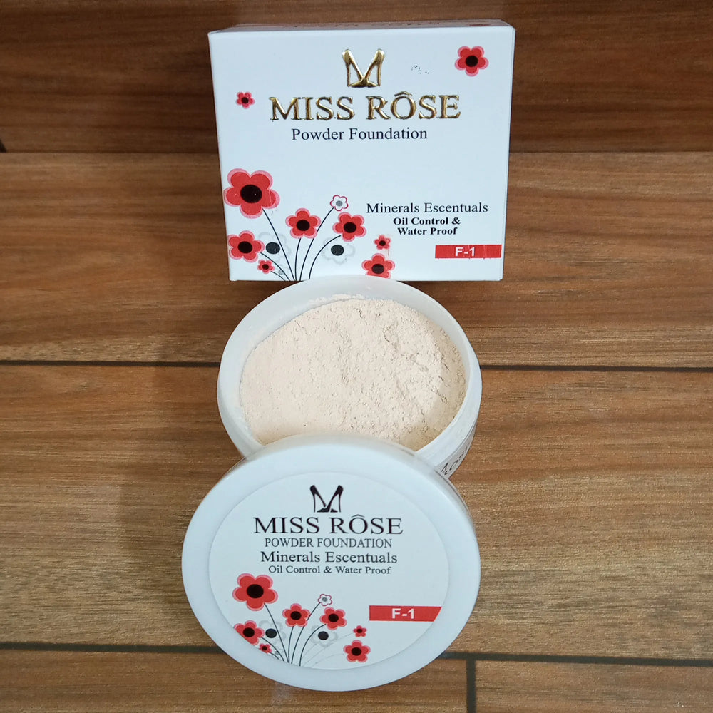 MISS ROSE Professional 3D Pearl Whitening Loose Powder Miss Rose