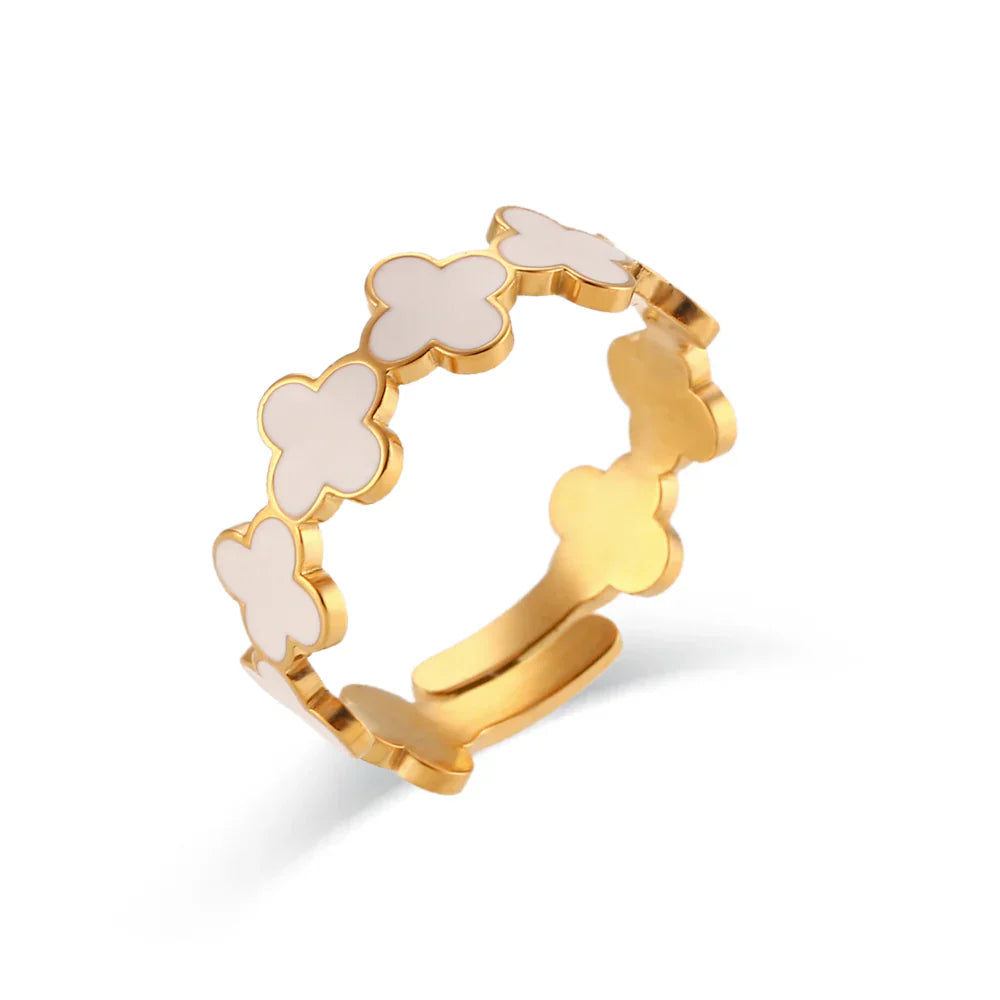 Stainless Steel Adjustable Ring – Minimalist Style with a Perfect Fit Cosmia