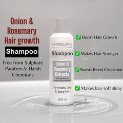 Havelyn Onion & Rosemary Hair Shampoo - 200ml Havelyn