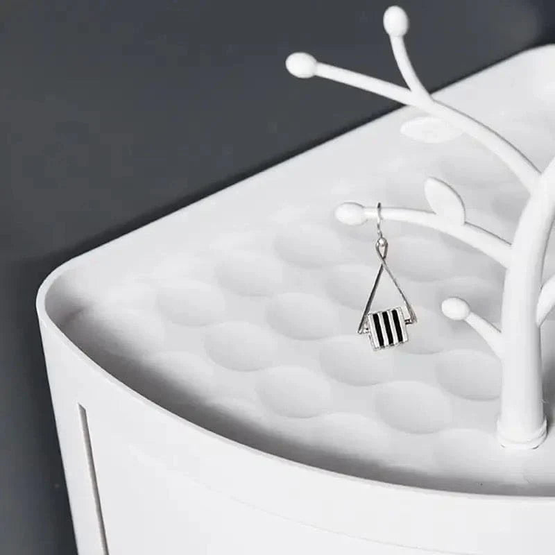 Multifunctional Revolving Triangle Shelf Cosmia.pk