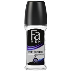 FA Men Dry Roll on Sport Recharge 72H Protection Antiperspirant FA