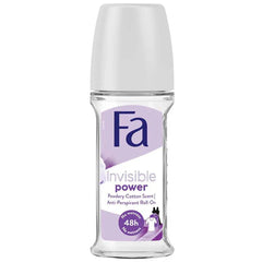 FA Roll on Anti-Perspirant Invisible Power Powdery Cotton Scent FA