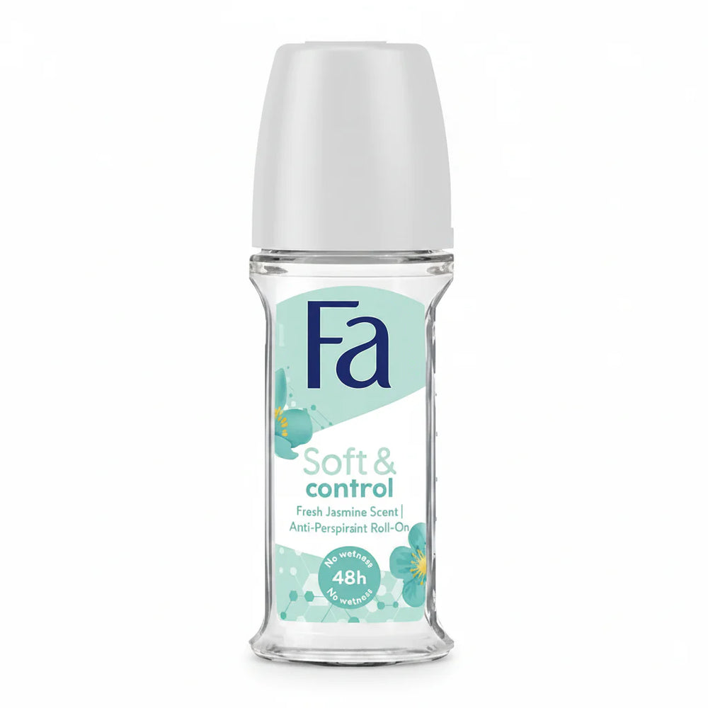 FA Roll on Anti-Perspirant Soft & Control Fresh Jasmine Scent - 50ml FA