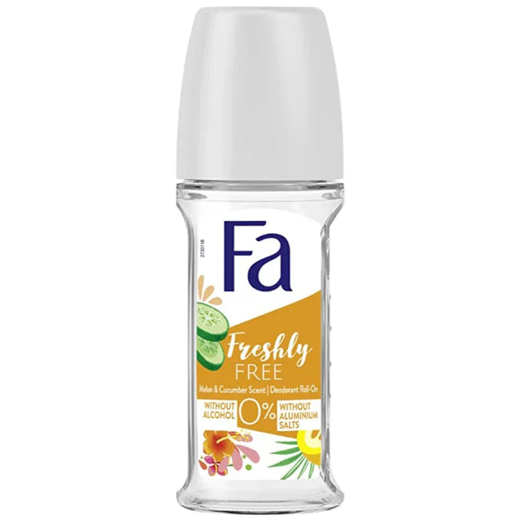 FA Roll on Deodorant Freshly Free Cucumber & Melon FA