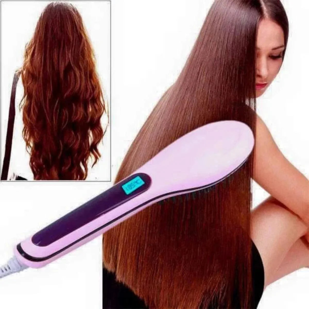 Marske Professional Electric Hair Straightening Brush Marske