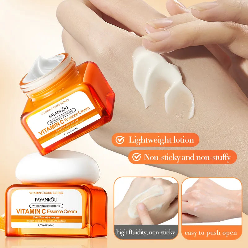 FAYANKOU Whitening Brightens Vitamin C Essence Cream - 50g FAYANKOU