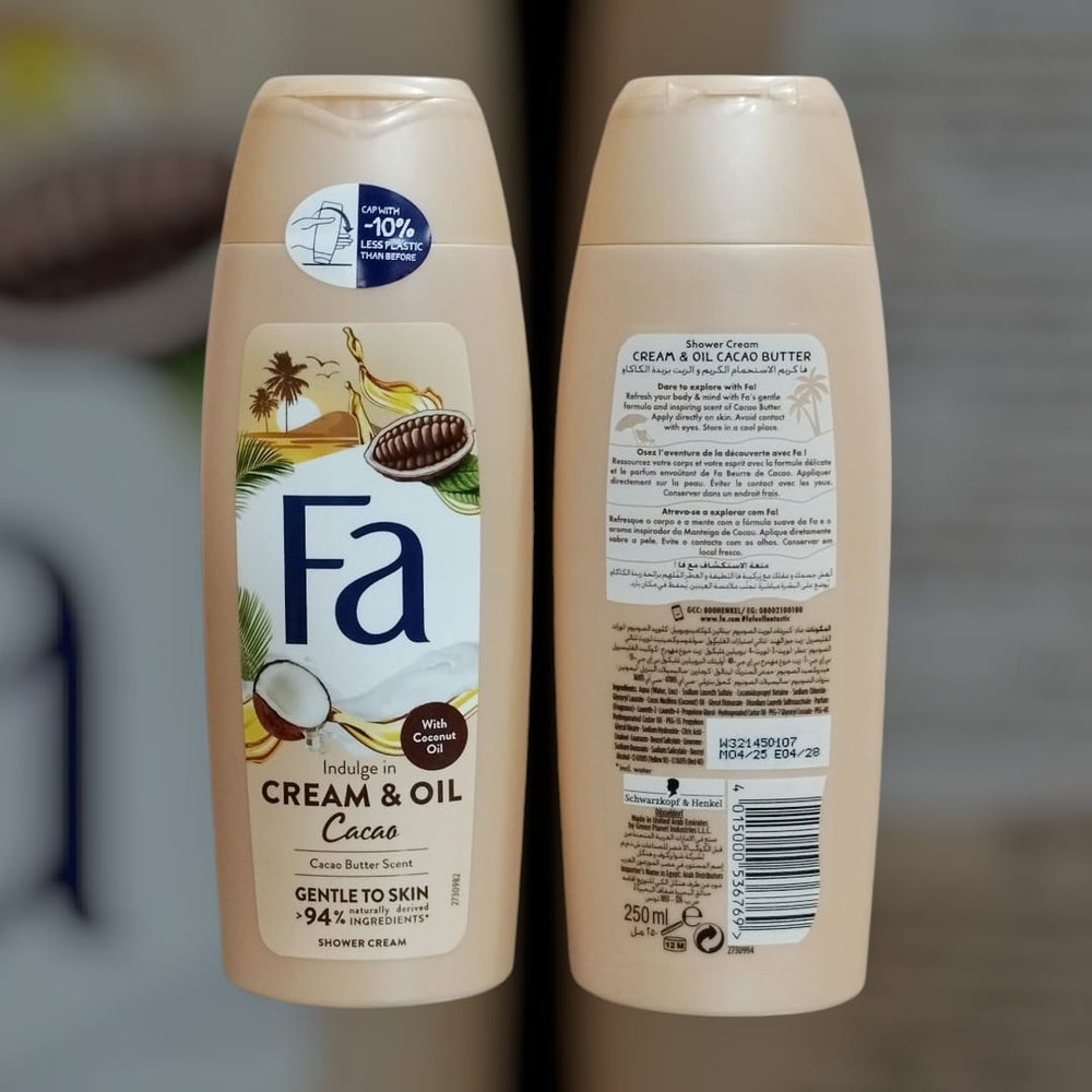 FA Shower Cream Cocoa Butter & Coco Oil - 250ml FA