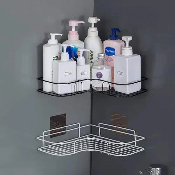 Wall-Mounted Metal Corner Storage Rack Cosmia.pk
