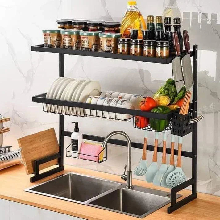 Double Layer Sink Rack Cosmia.pk