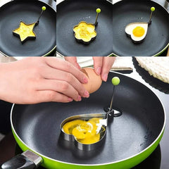 4Pcs Egg Shaper Stainless Steel Cosmia.pk