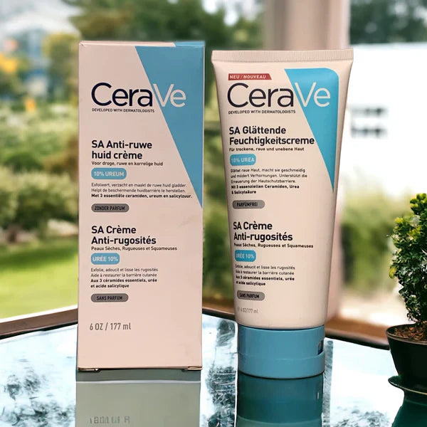 Cerave SA Smoothing Moisturising Cream Dry Rough Bumpy Skin 177ml CeraVe