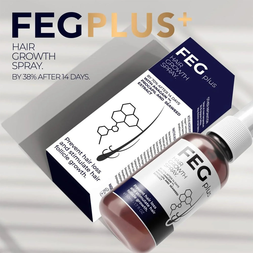 FEGPLUS Hair & Beard Growth Spary – 50ml FEGPLUS