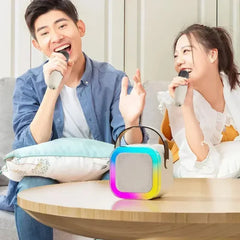 K12 Karaoke Portable Wireless Speaker With Dual Microphones K12