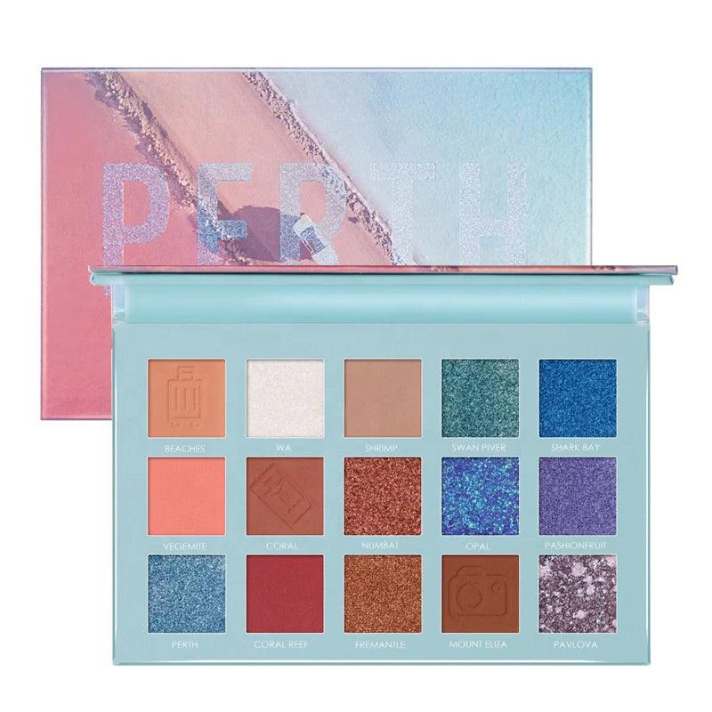 15 Colors Perth Focallure Travel Eyeshadow Palette Focallure
