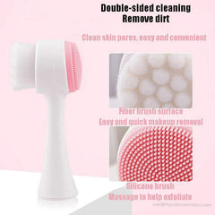 3D Double Sides Multifunctional Silicone Massage Brush Cosmia.pk